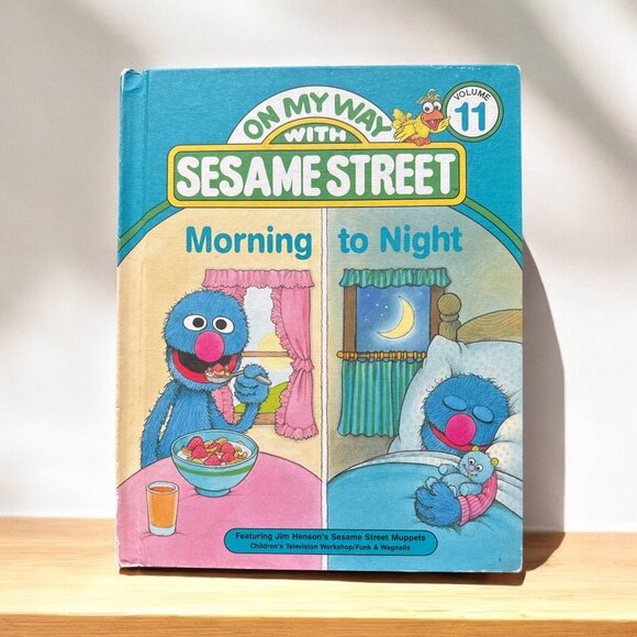 Sesame Street Hardbound Morning to Night 1989 Volume 11 - Picture 1 of 9